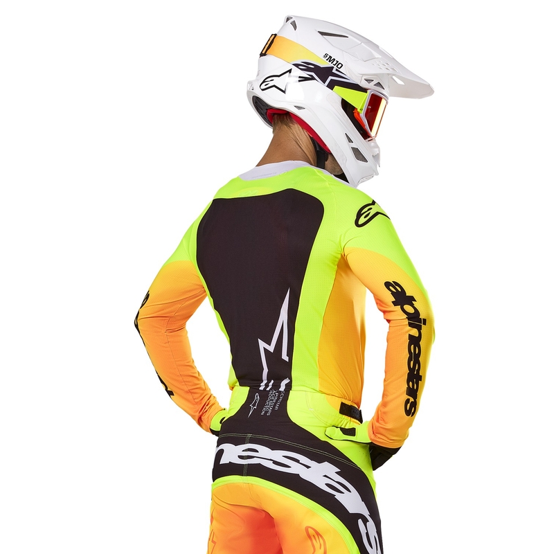 Alpinestars Techstar Melt motokrossitrikoo kollane ja must