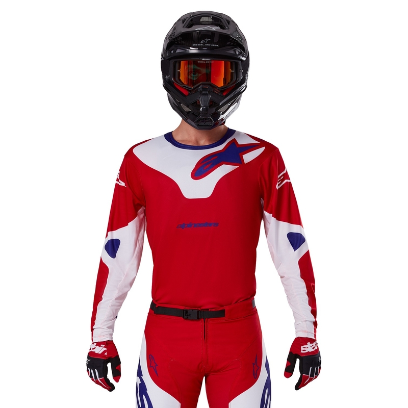 Alpinestars Racer Veil motokrossitrikoo punane ja valge