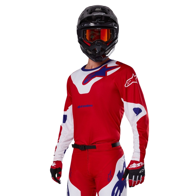 Alpinestars Racer Veil motokrossitrikoo punane ja valge
