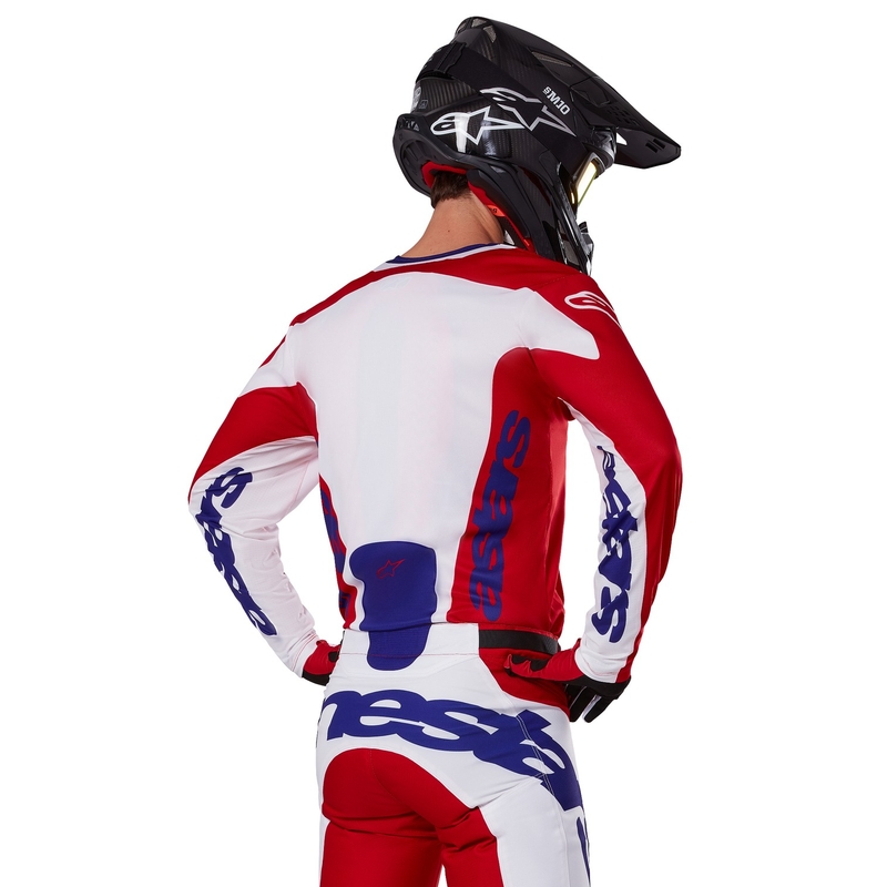Alpinestars Racer Veil motokrossitrikoo punane ja valge