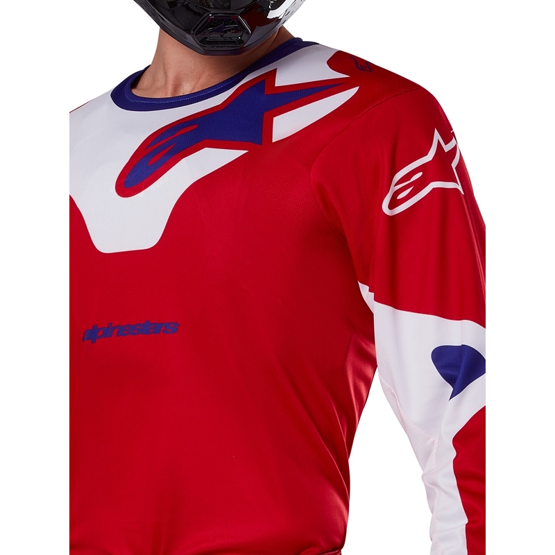 Alpinestars Racer Veil motokrossitrikoo punane ja valge