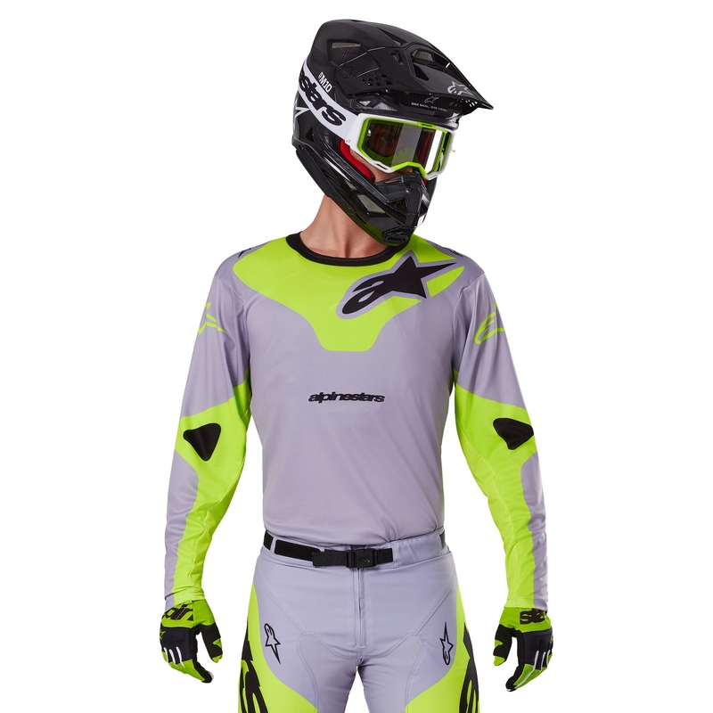 Alpinestars Racer Veil motokrossitrikoo hall-fluo kollane