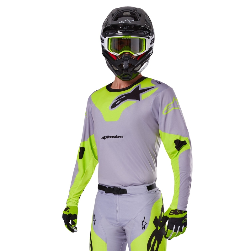 Alpinestars Racer Veil motokrossitrikoo hall-fluo kollane