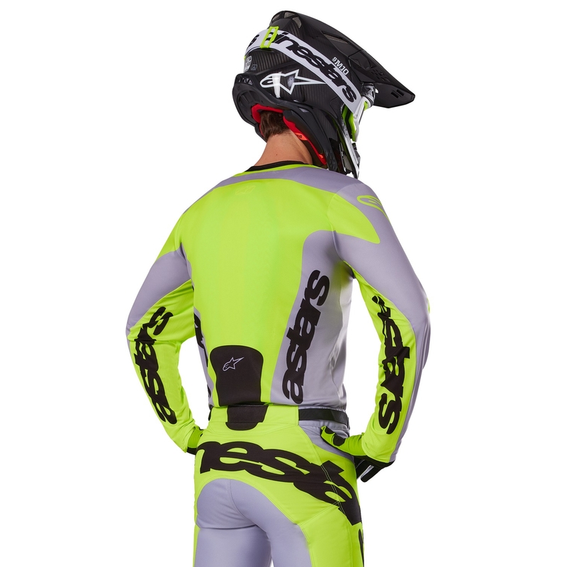 Alpinestars Racer Veil motokrossitrikoo hall-fluo kollane