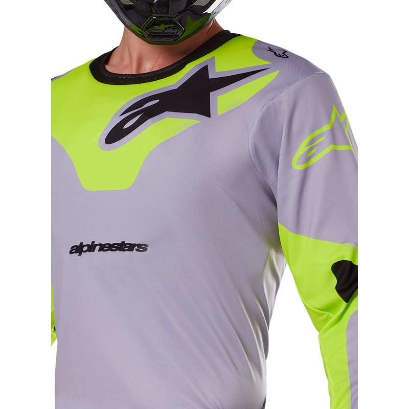 Alpinestars Racer Veil motokrossitrikoo hall-fluo kollane