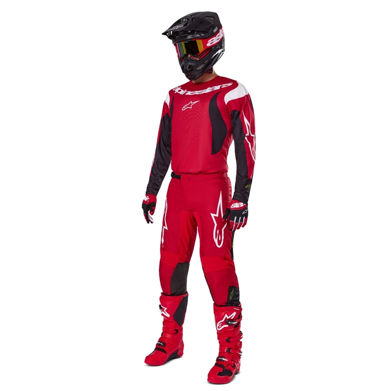 Alpinestars Fluid Haul motokrossitrikoo punane ja must