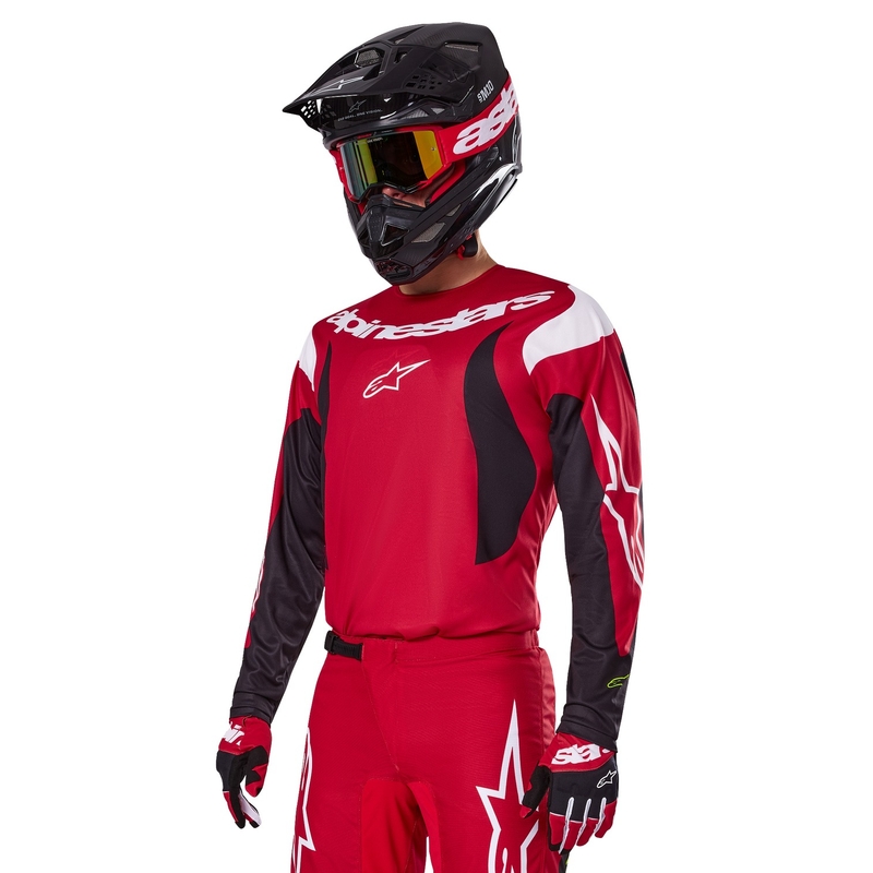 Alpinestars Fluid Haul motokrossitrikoo punane ja must