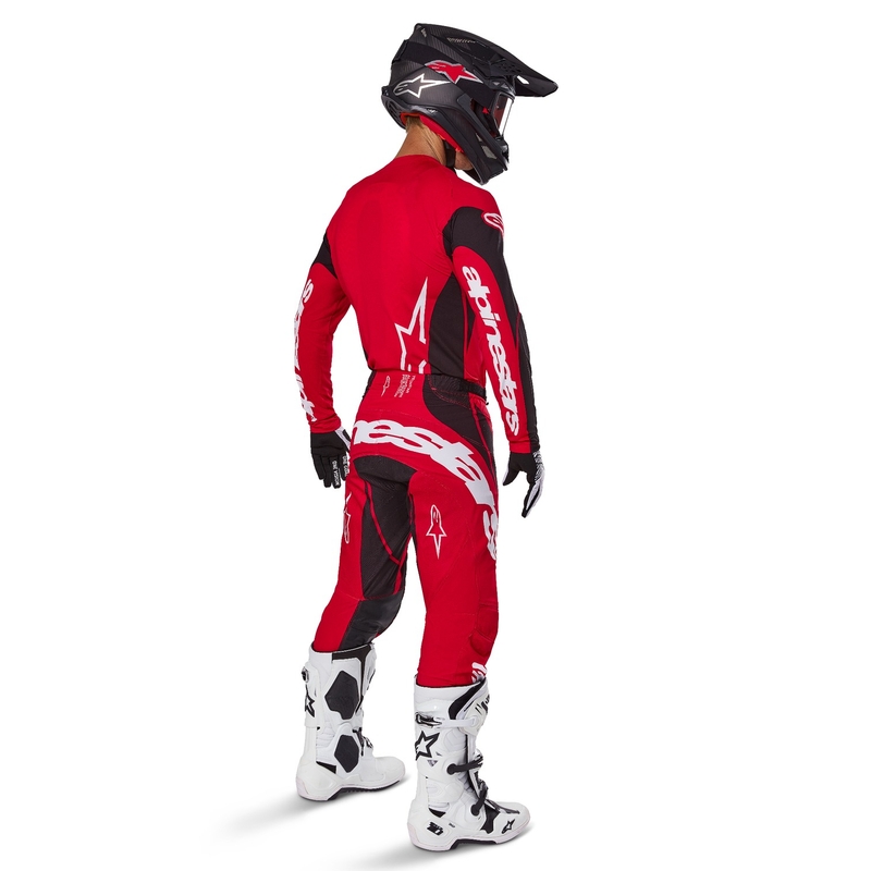 Motokrosový dres Alpinestars Techstar Dreem červeno-černý