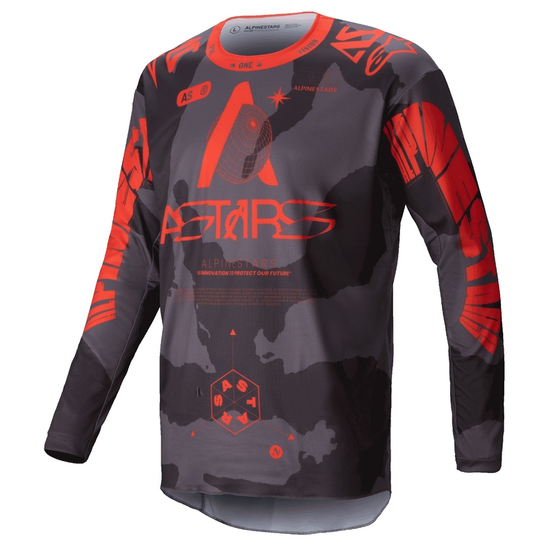 Alpinestars Racer Hollow hall kamro-fluo oranž motokrossitrikoo