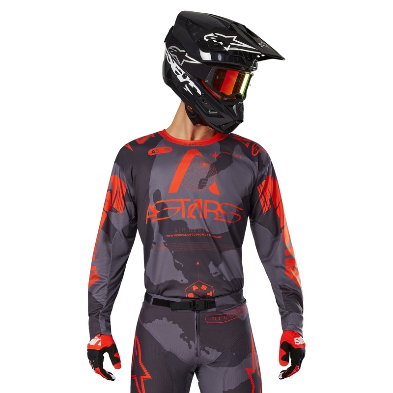 Alpinestars Racer Hollow hall kamro-fluo oranž motokrossitrikoo