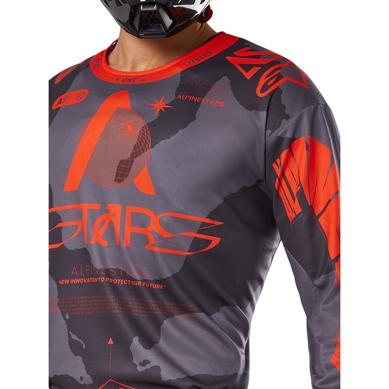 Alpinestars Racer Hollow hall kamro-fluo oranž motokrossitrikoo