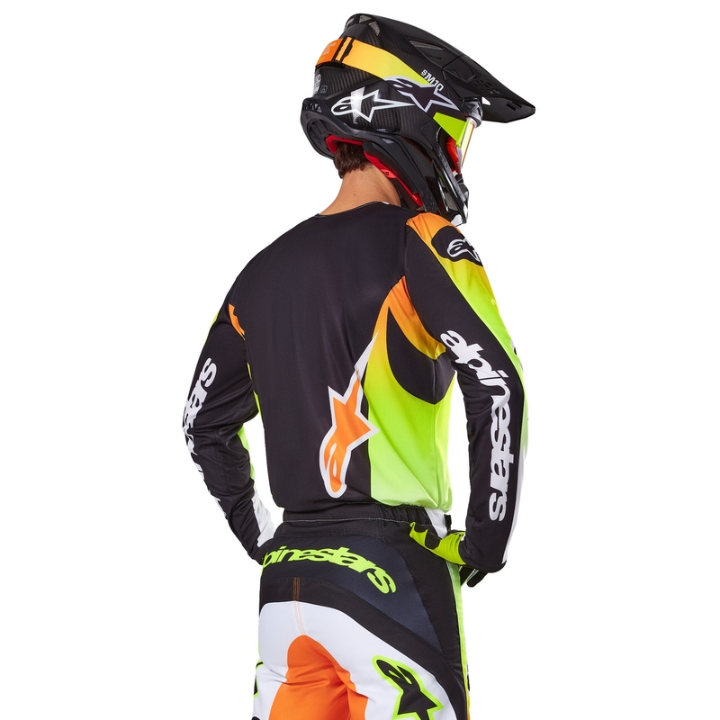 Alpinestars Fluid Wurx motokrossitrikoo kollane ja must