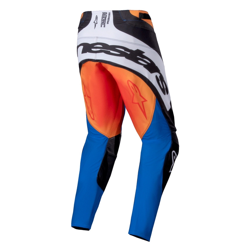 Alpinestars Techstar Melt motokrossipüksid oranž ja sinine