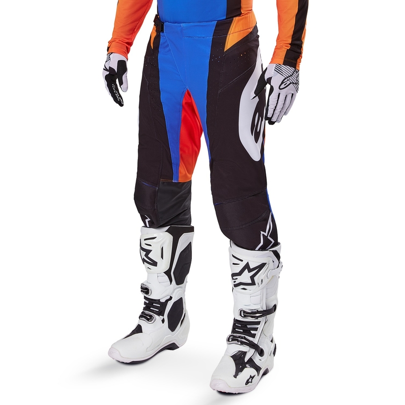 Alpinestars Techstar Melt motokrossipüksid oranž ja sinine