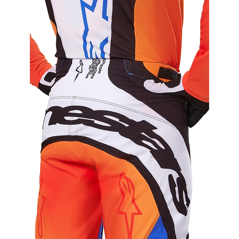 Alpinestars Techstar Melt motokrossipüksid oranž ja sinine
