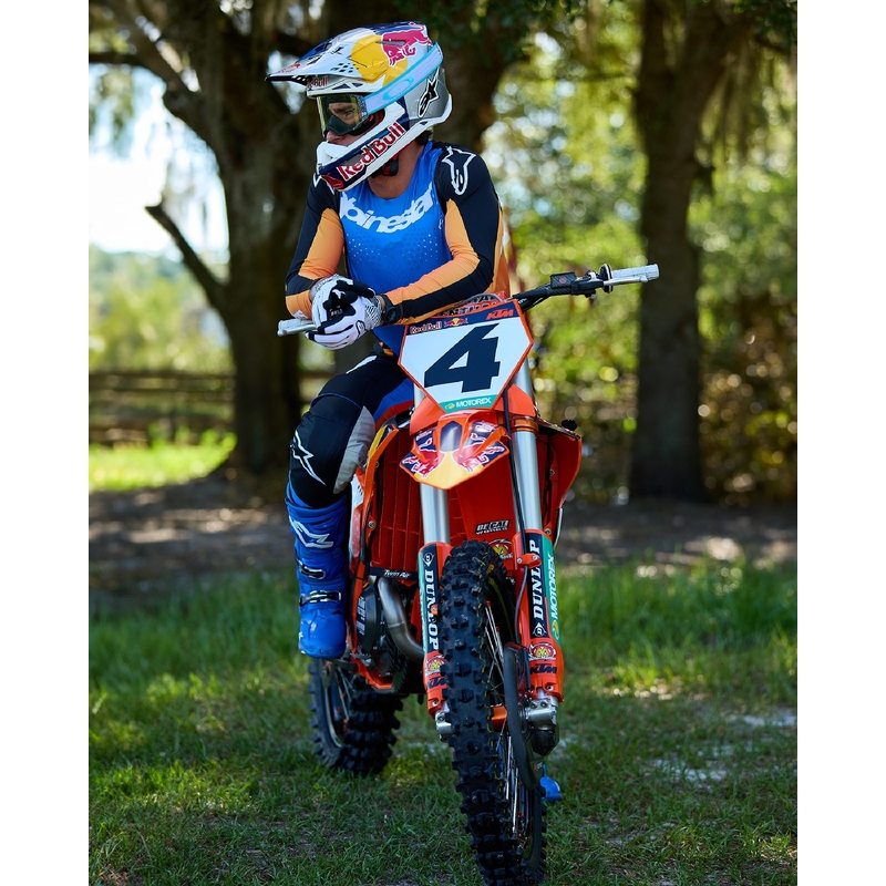 Alpinestars Techstar Melt motokrossipüksid oranž ja sinine