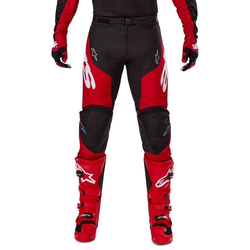 Alpinestars Racer Veil motokrossipüksid mustad ja punased