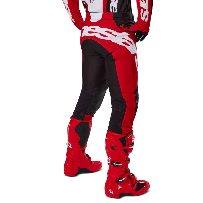 Alpinestars Racer Veil motokrossipüksid mustad ja punased