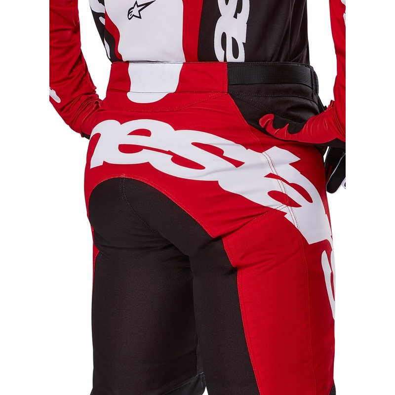 Alpinestars Racer Veil motokrossipüksid mustad ja punased