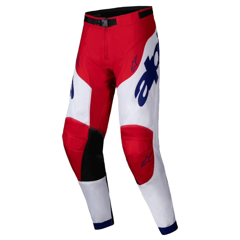 Alpinestars Racer Veil motokrossipüksid punane ja valge