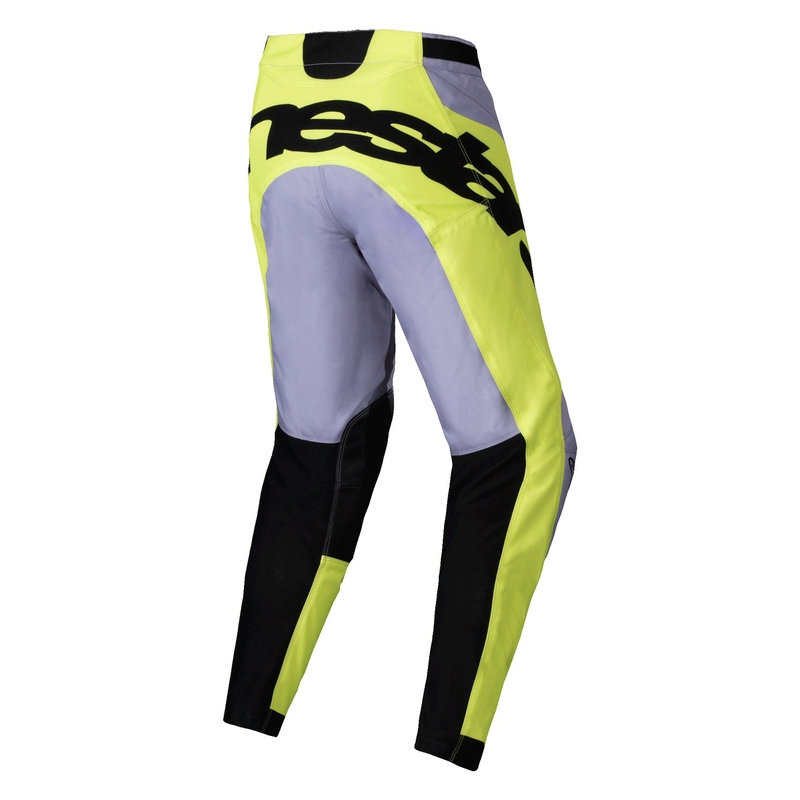 Alpinestars Racer Veil motokrossipüksid hallikas-fluo kollased