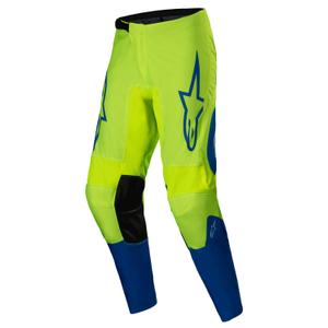 Alpinestars Fluid Haul motokrossipüksid fluo kollane-sinine