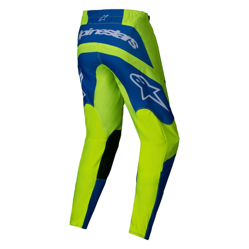 Alpinestars Fluid Haul motokrossipüksid fluo kollane-sinine