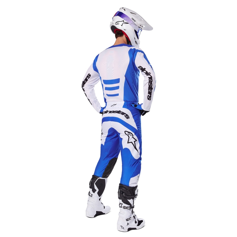 Motokrosové kalhoty Alpinestars Fluid Haul modro-bílé