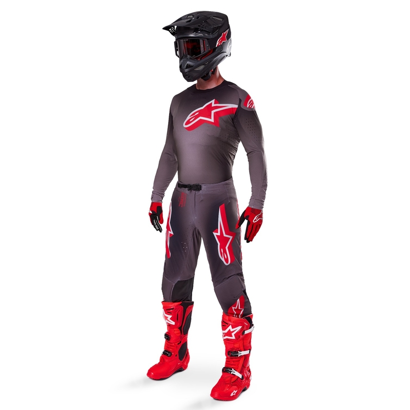 Alpinestars Supertech Lipan Smoke Red motokrossipüksid
