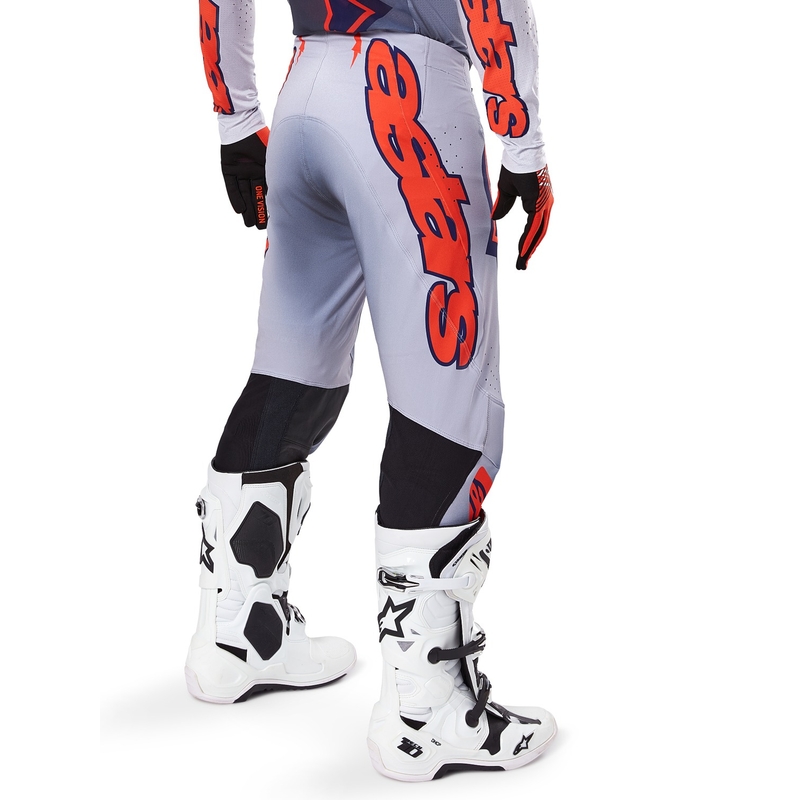 Alpinestars Supertech Lipan motokrossipüksid halli-fluororanžid