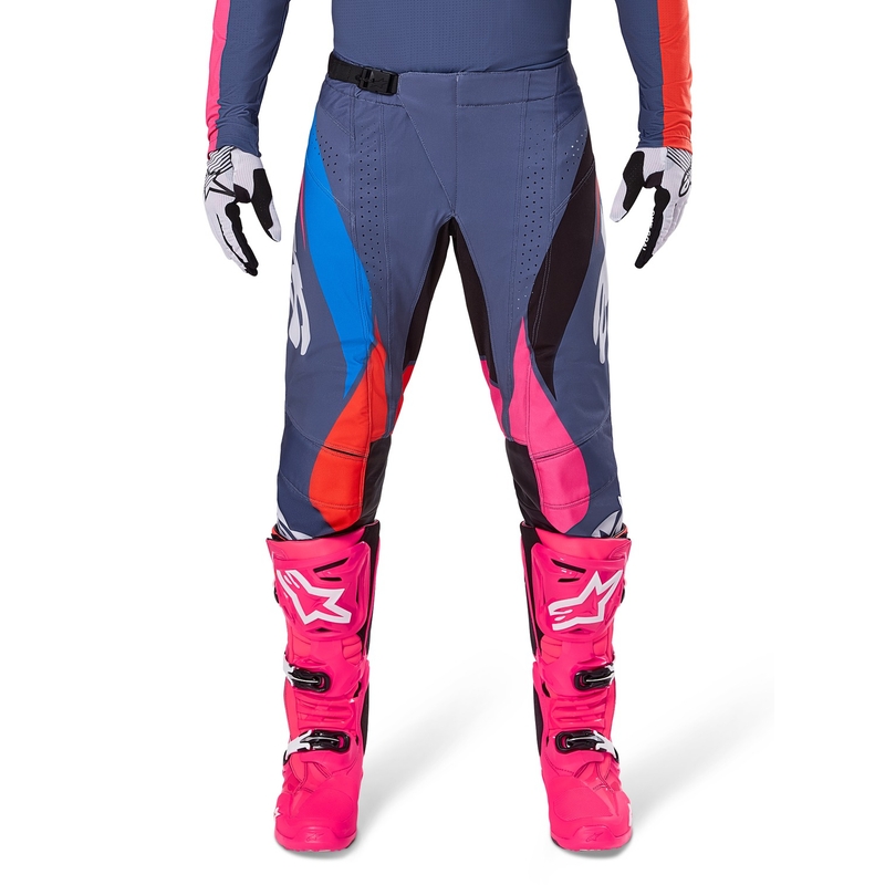 Motokrosové kalhoty Alpinestars Techstar Dreem šedo-multicolor