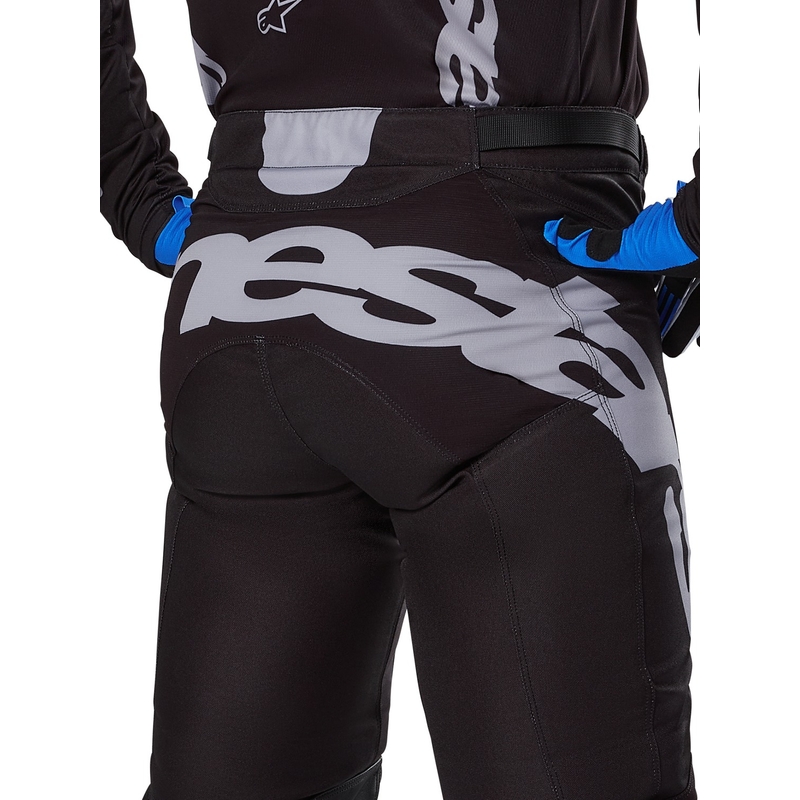 Alpinestars Racer Graphite motokrossipüksid must ja hall