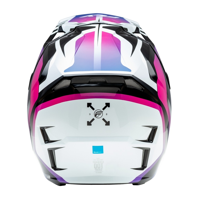Motokrossikiiver FLY Racing Formula CP valge-must-lilla kiiver