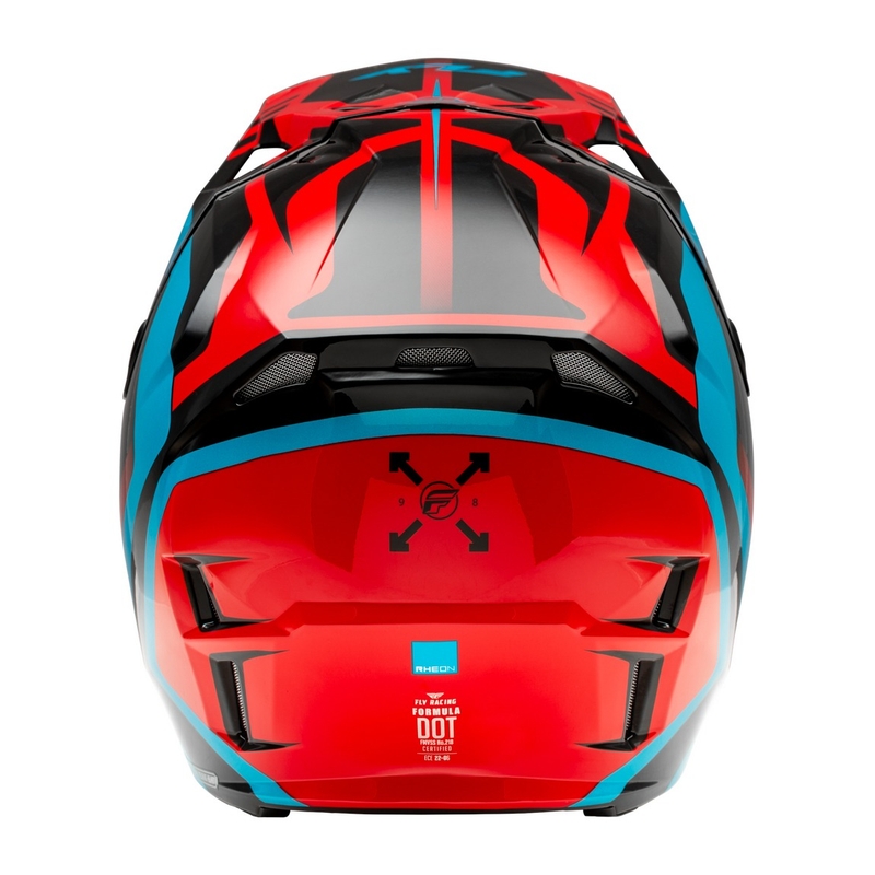 Motokross kiiver FLY Racing Formula CP punane-must-sinine