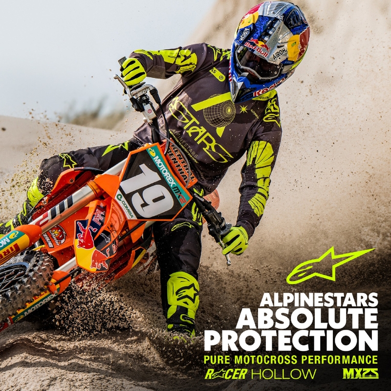 Alpinestars Racer Hollow motokrossipüksid tumedad camo-fluo kollased