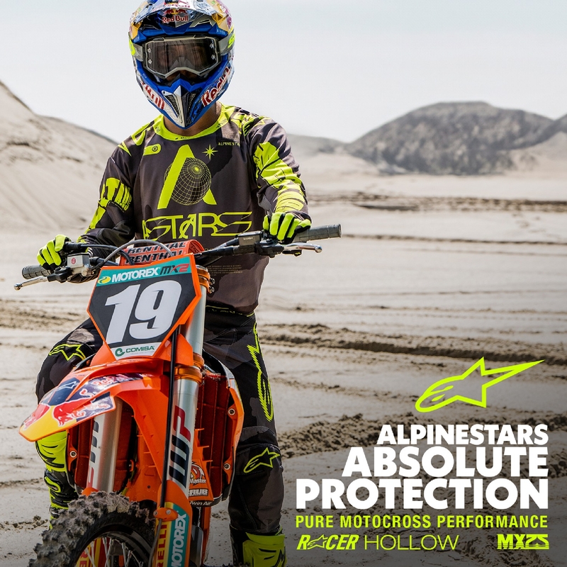 Alpinestars Racer Hollow motokrossipüksid tumedad camo-fluo kollased