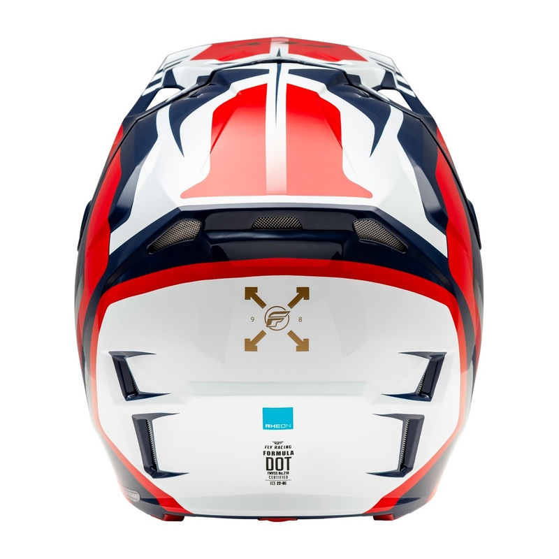 Motokrossikiiver FLY Racing Formula CP punane-valge-sinine