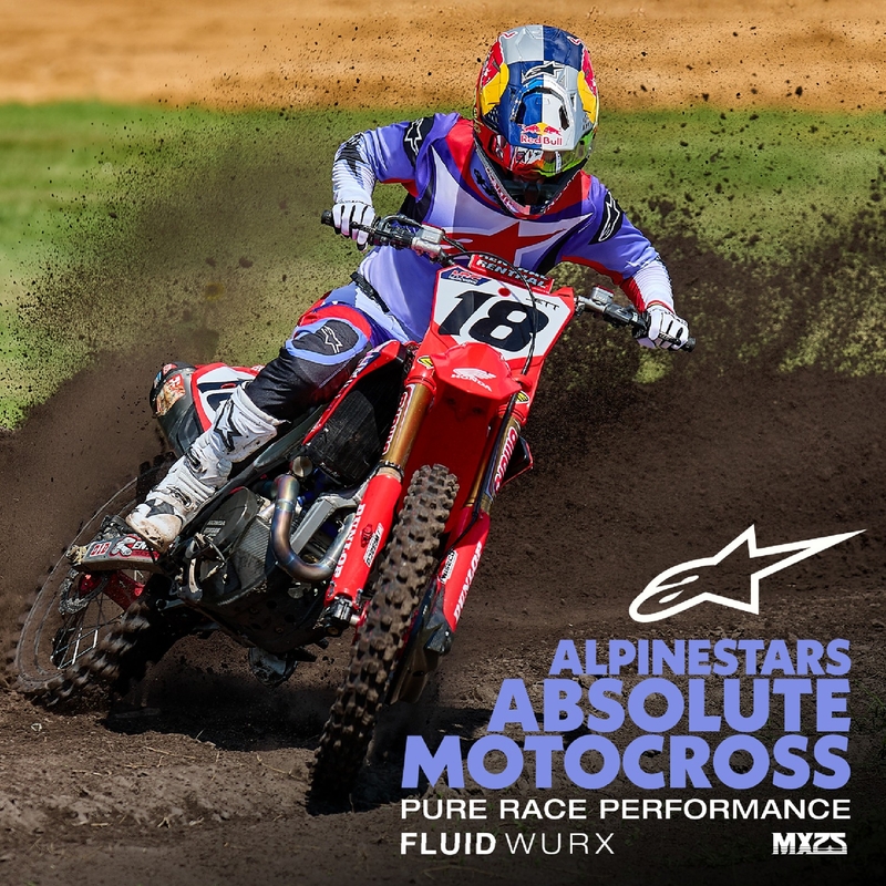 Motokrosové kalhoty Alpinestars Fluid Wurx fialovo-červené