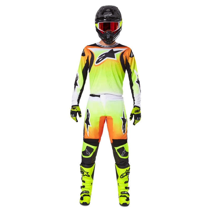 Alpinestars Fluid Wurx motokrossipüksid kollane ja must