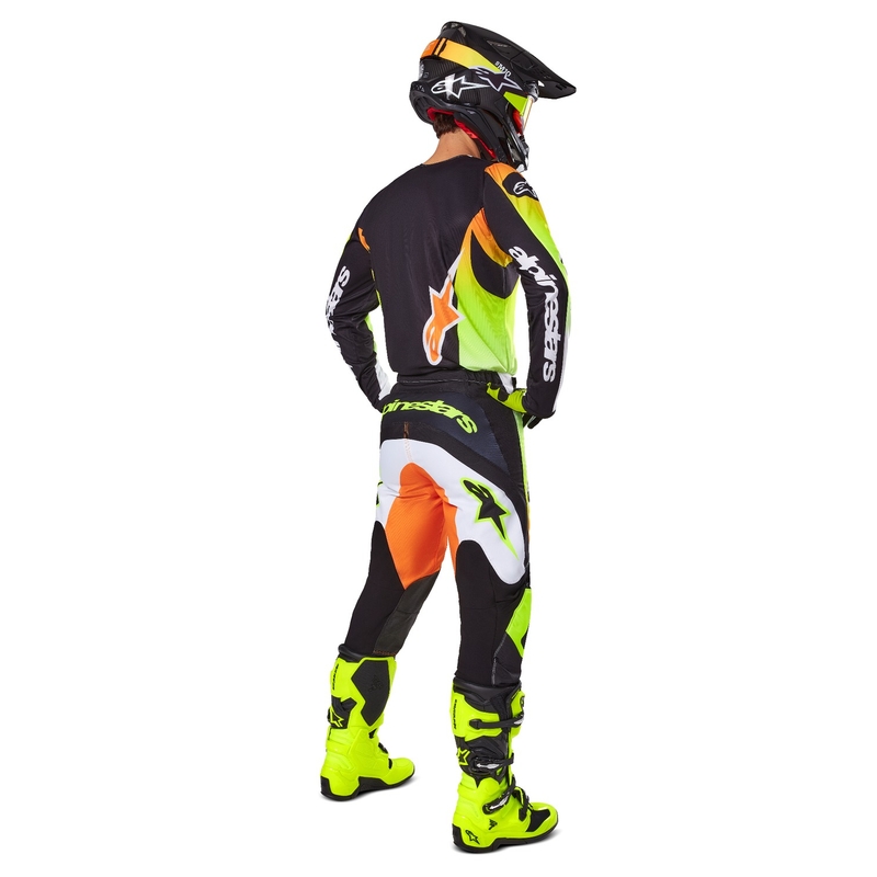 Alpinestars Fluid Wurx motokrossipüksid kollane ja must