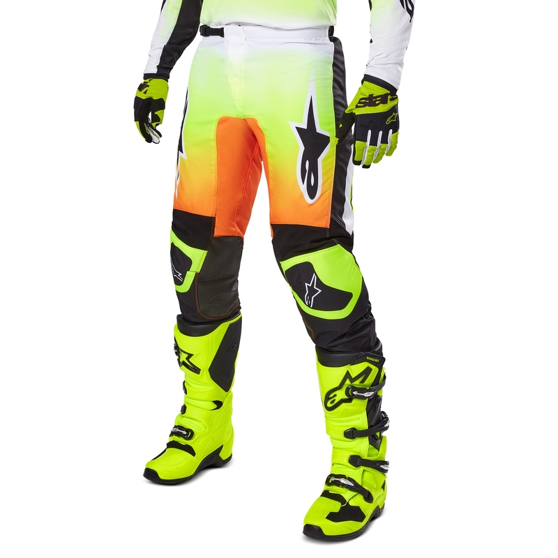 Alpinestars Fluid Wurx motokrossipüksid kollane ja must