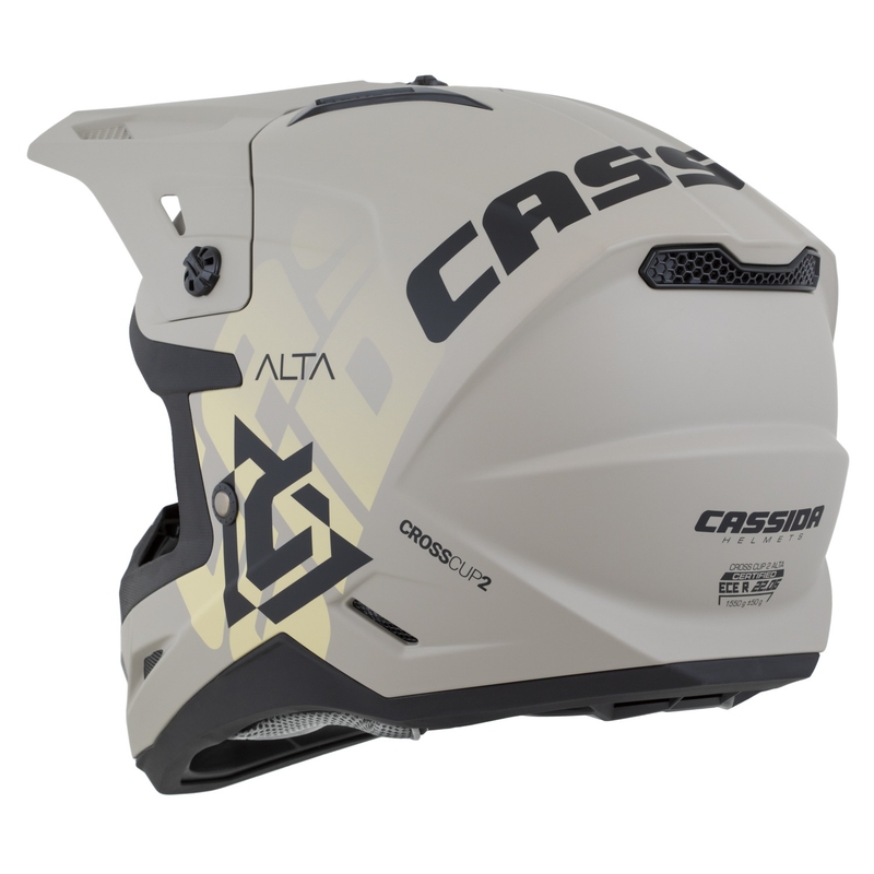 Cassida Cross Cup 2 Alta motokrossikiiver matt liivahall