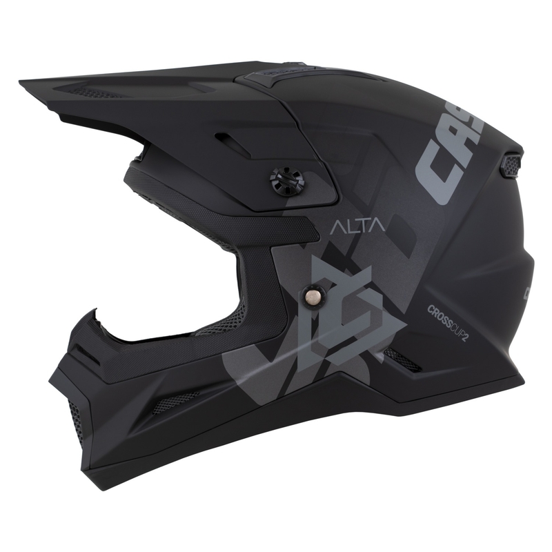 Laste motokrossi kiiver Cassida Cross Cup 2 Alta matt must-hall