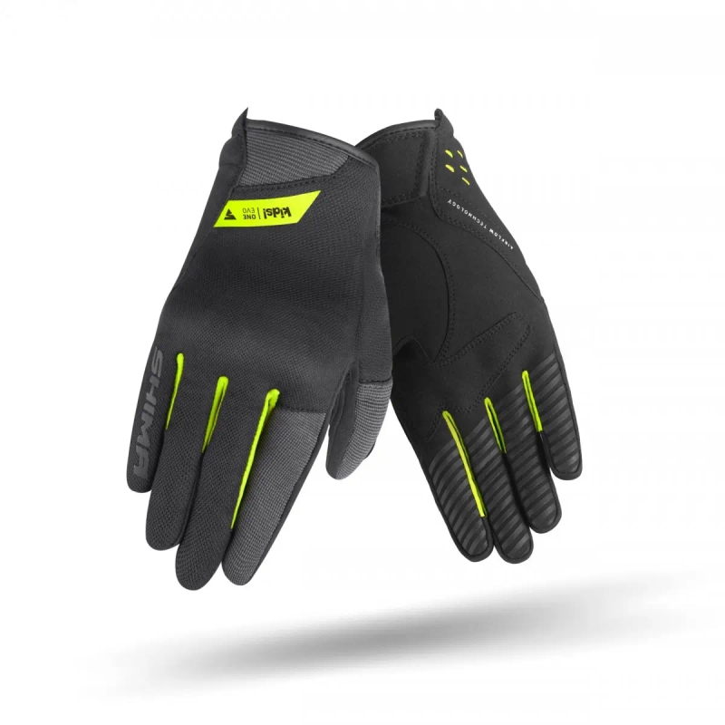 Laste mootorratta kindad Shima One EVO must-fluo kollane