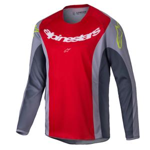 Laste motokrossitrikoo Alpinestars Racer Melt punane-hall