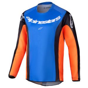 Laste motokrossitrikoo Alpinestars Racer Melt oranž ja sinine