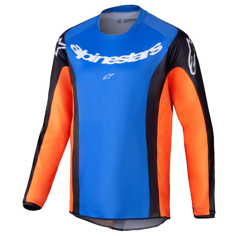 Laste motokrossitrikoo Alpinestars Racer Melt oranž ja sinine