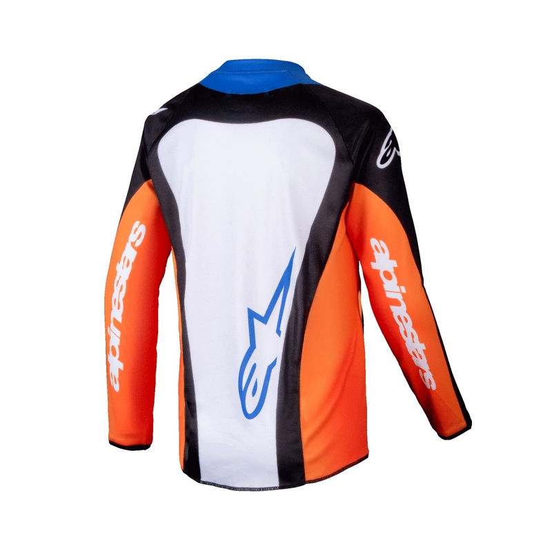 Laste motokrossitrikoo Alpinestars Racer Melt oranž ja sinine