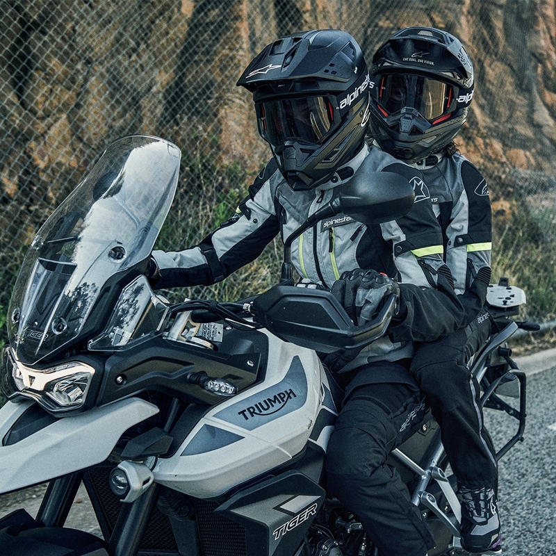 Alpinestars Bogota PRO Drystar roheline-must mootorratta jakk