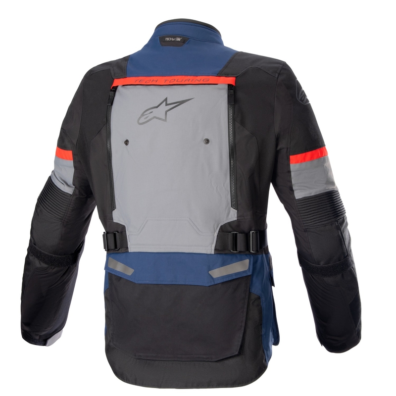 Alpinestars Bogota PRO Drystar sini-must-punane mootorratta jakk